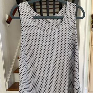 Large Halogen Tank Top black and white